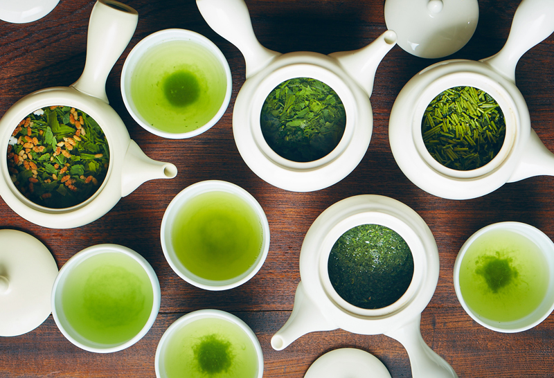 10種の日本茶