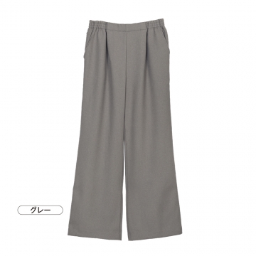 楽々ワイドパンツ（グレー）LL|宇治田原製茶場ネットショップ