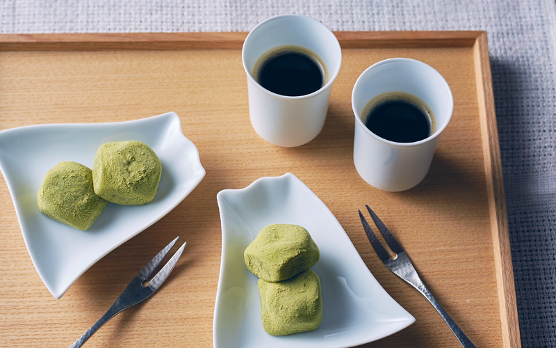 抹茶生チョコおもち