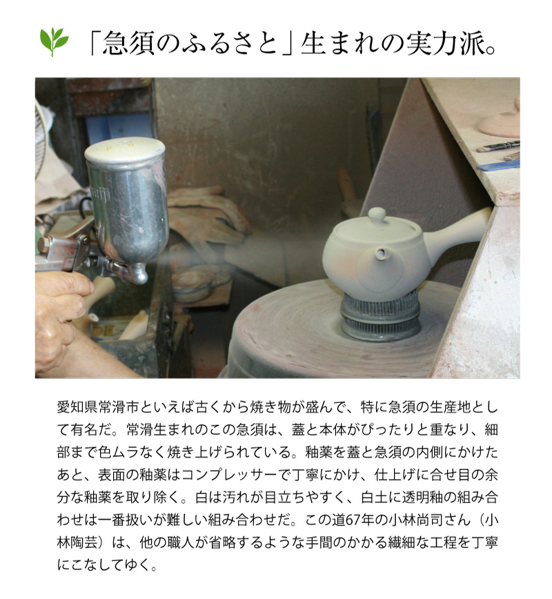 急須のふるさと生まれの実力派