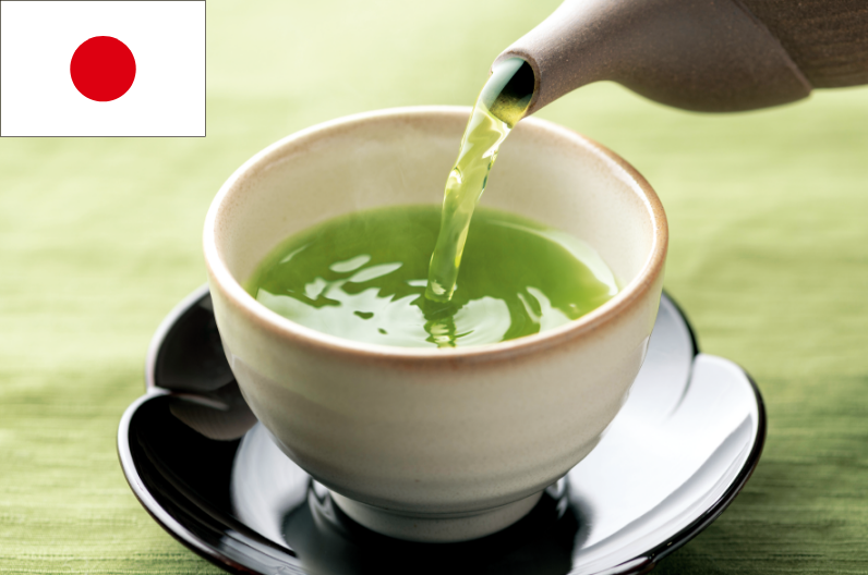 日本の緑茶の画像