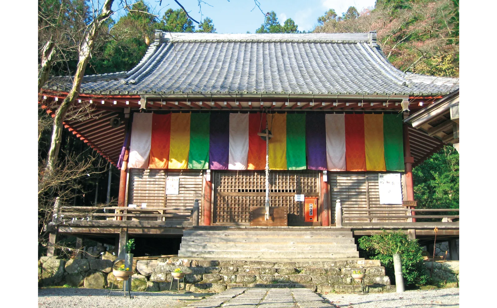 大和茶発祥の地の佛隆寺・本堂の画像