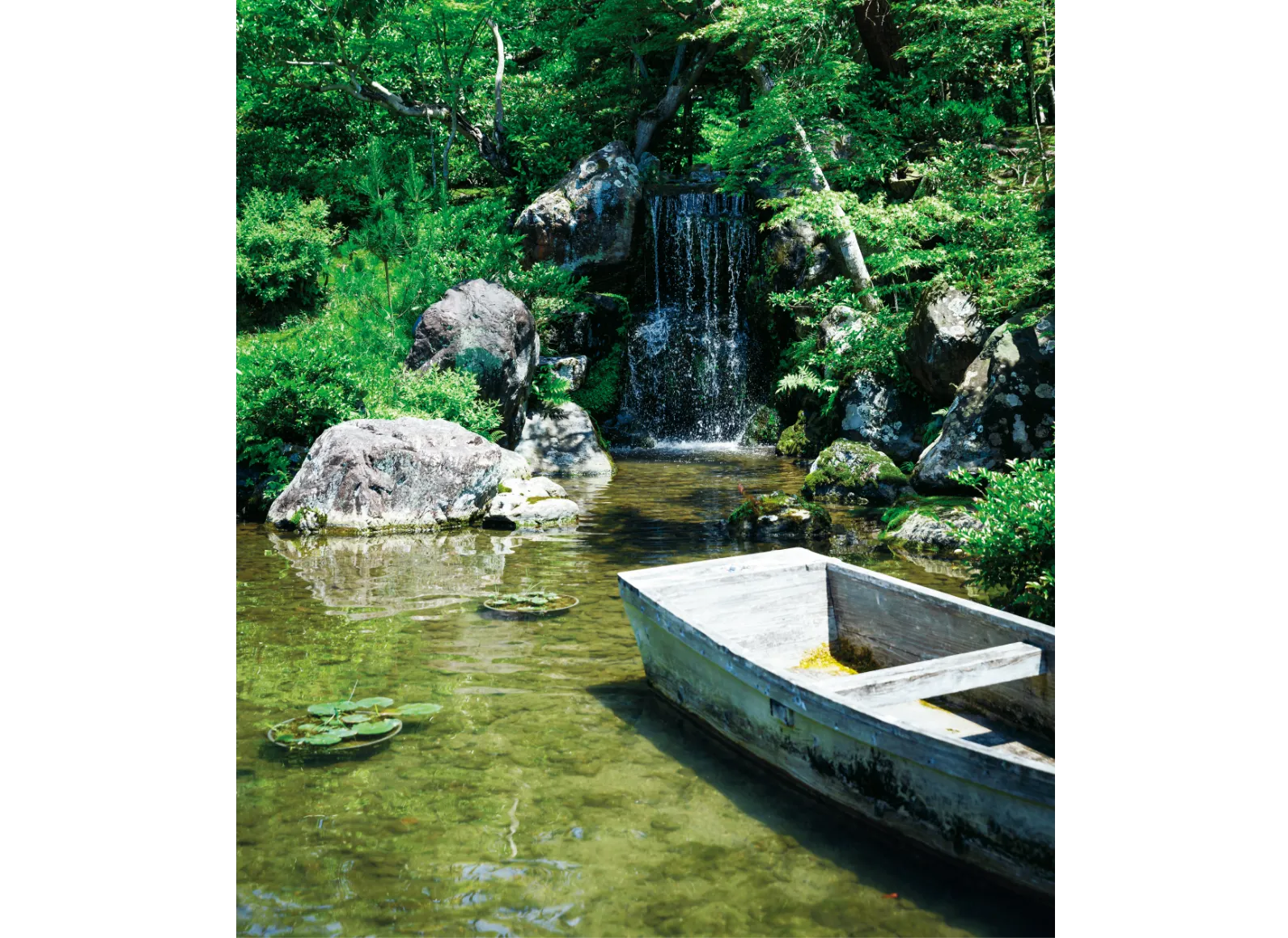池泉回遊式庭園の画像