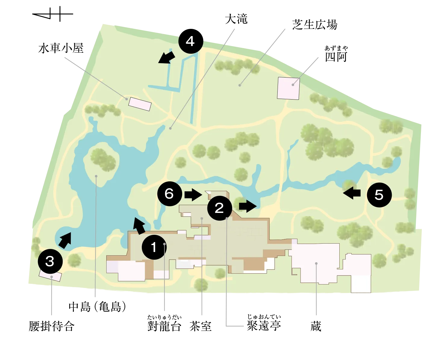 庭内地図の画像