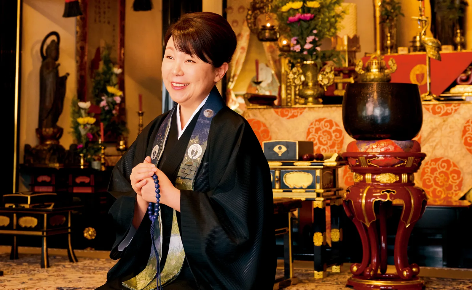 京都大行寺の英月住職の画像